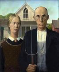 American Gothic Painting